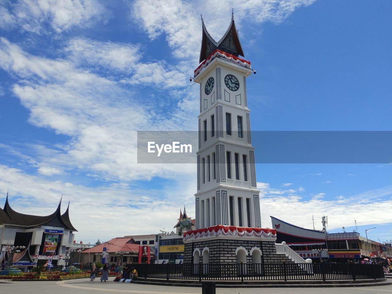 Jam gadang is one of the tourism spots in west sumatra.