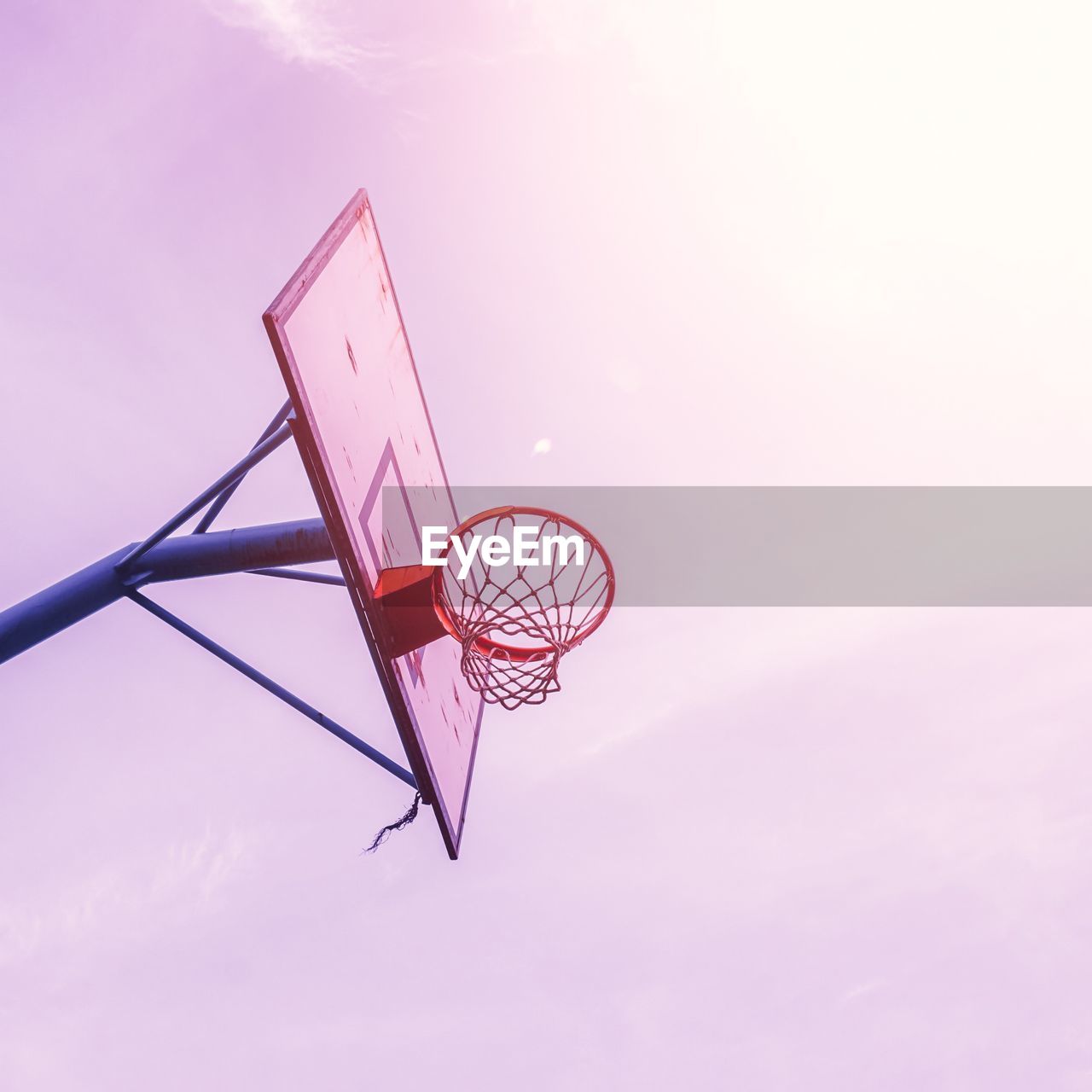Street basketball hoop, basket sport