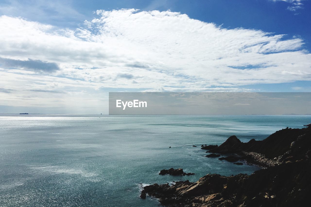 Scenic view of sea and sky