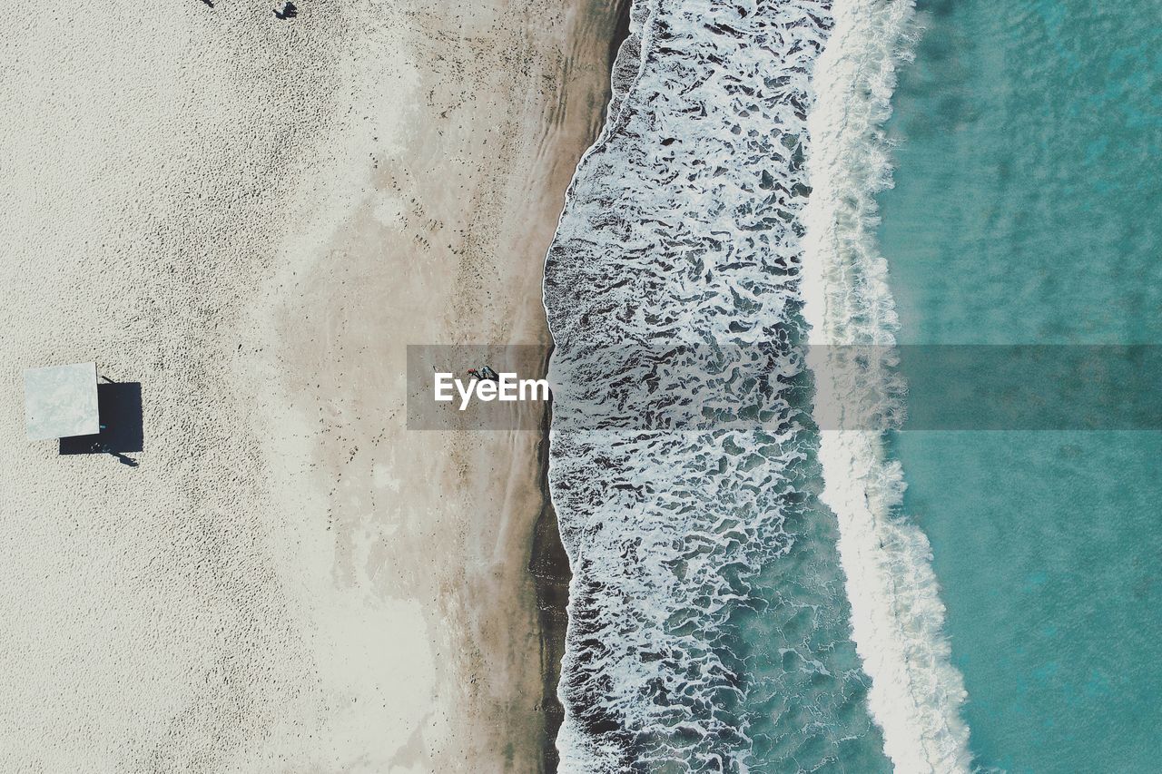 Aerial view of beach