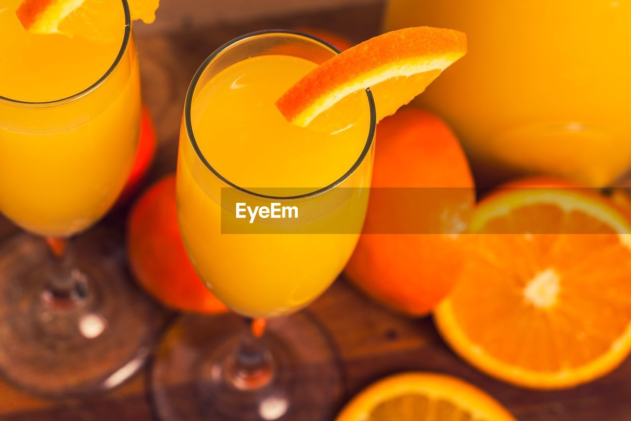 Close-up of orange juice