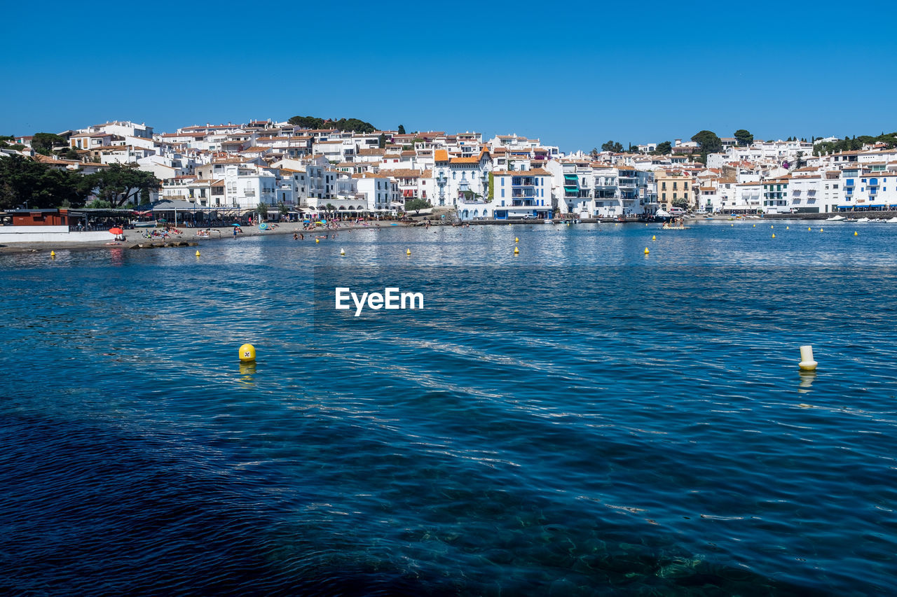 The charming landscape of the small town of cadaqués in catalonia, spain. 