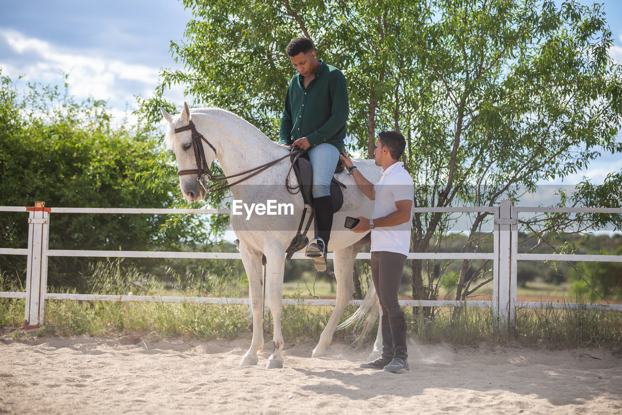 MAN WITH HORSE