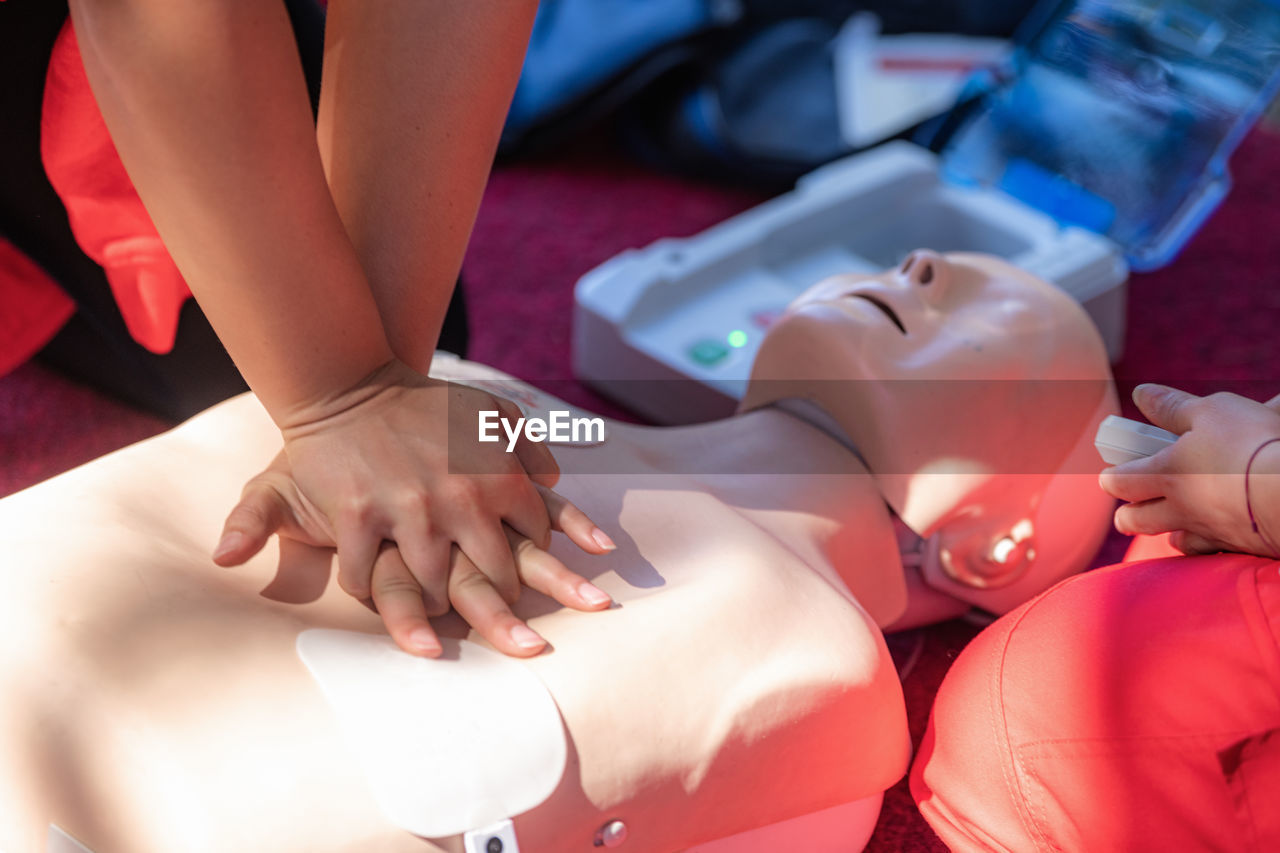 First aid cpr medical training