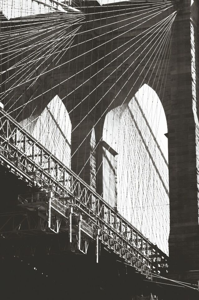 LOW ANGLE VIEW OF MANHATTAN BRIDGE