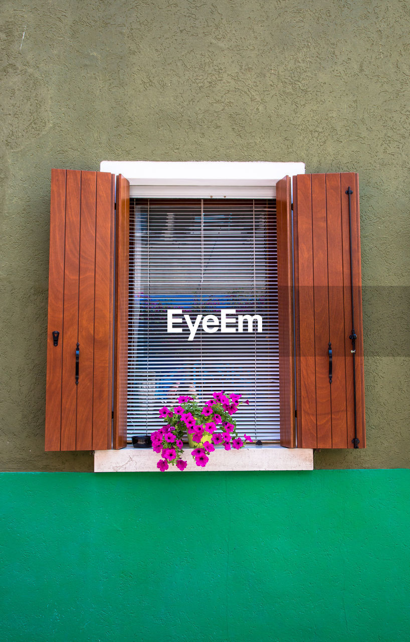 Window of building