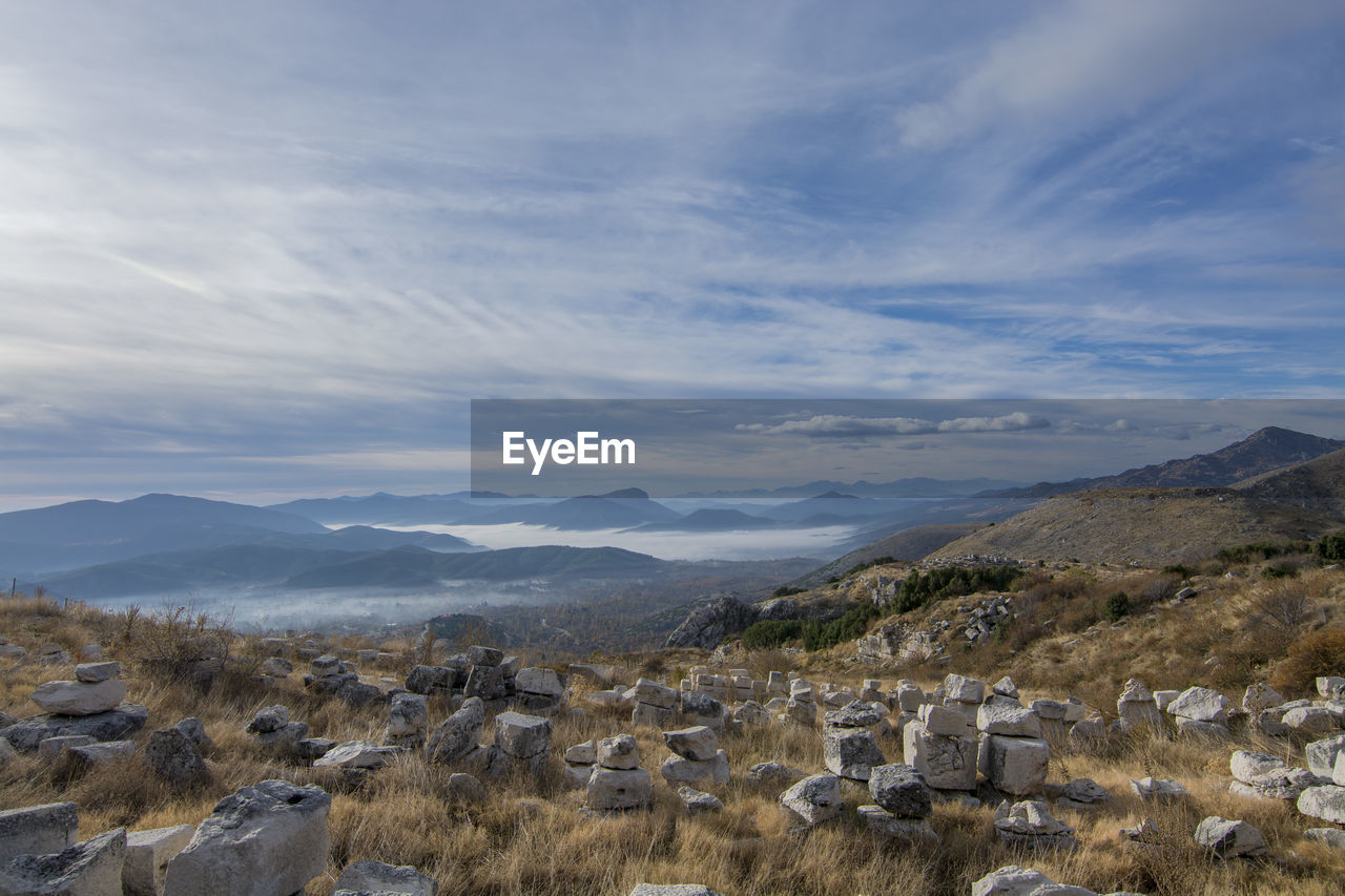 Scenic view of landscape against sky