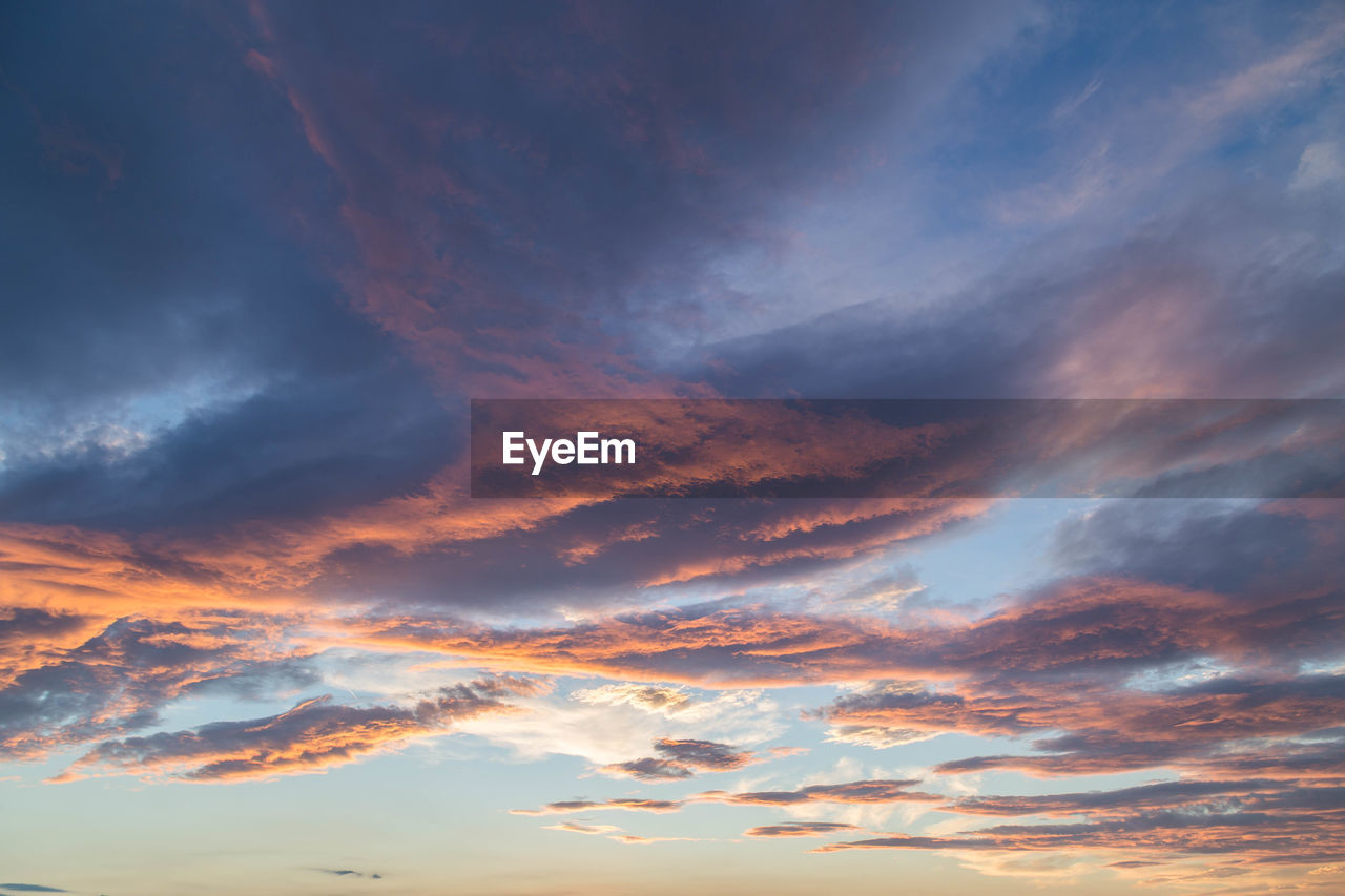 Low angle view of dramatic sky