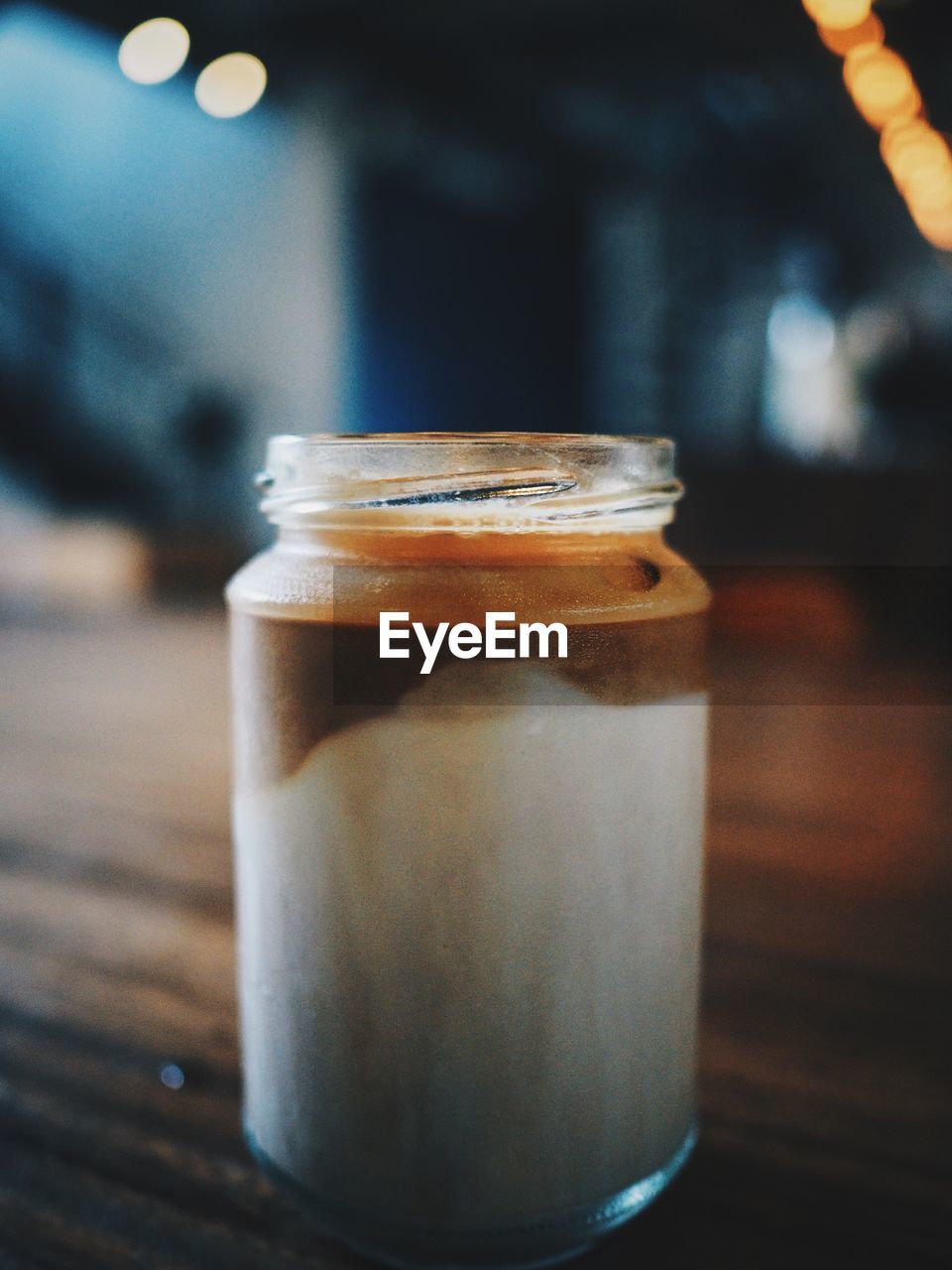 Close-up of drink on table