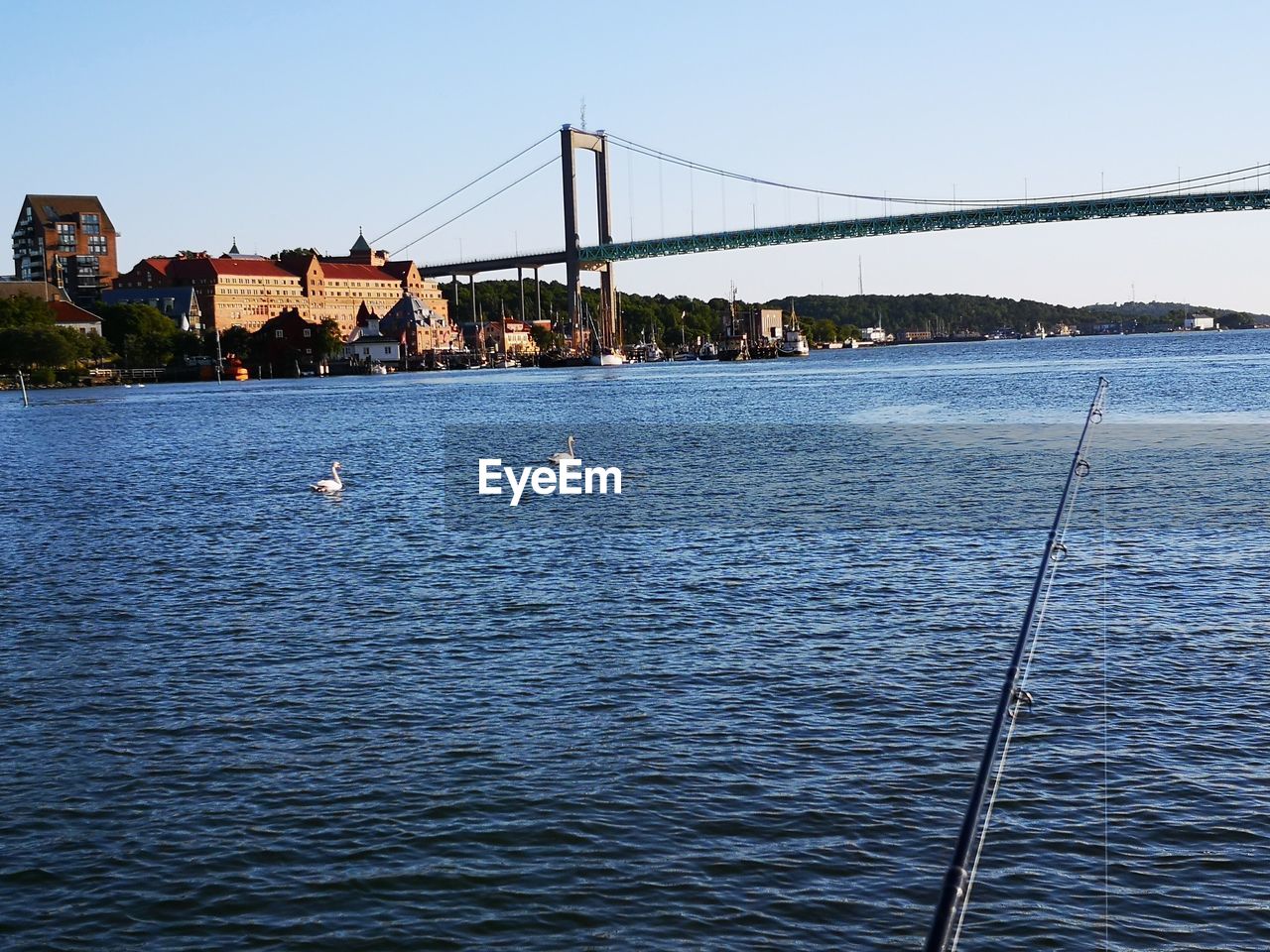 VIEW OF BRIDGE OVER RIVER