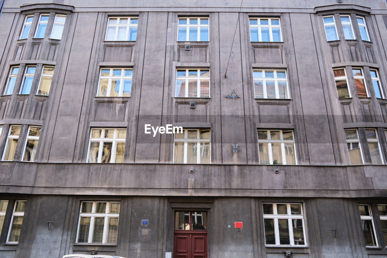 low angle view of building in city