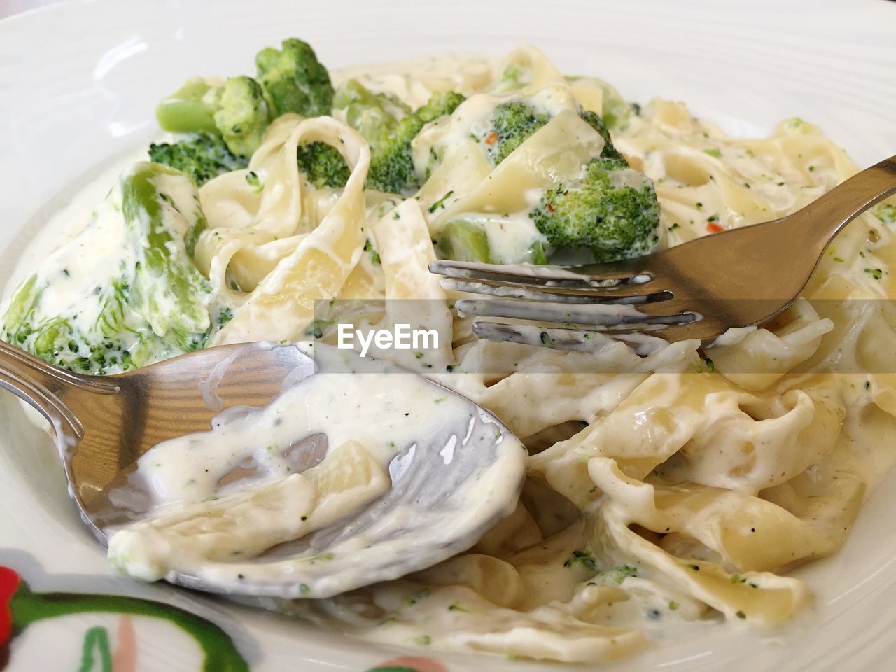 Close-up of pasta in plate