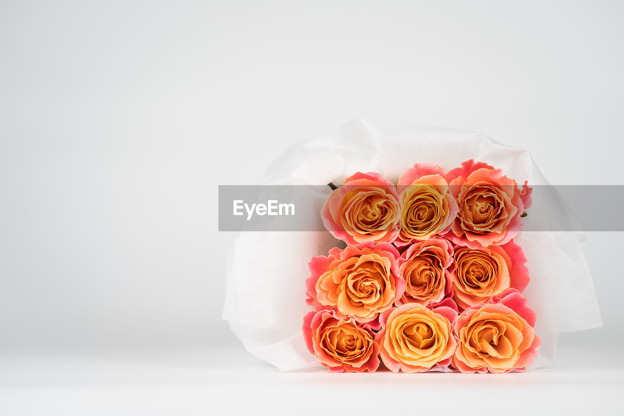 CLOSE-UP OF ROSE BOUQUET