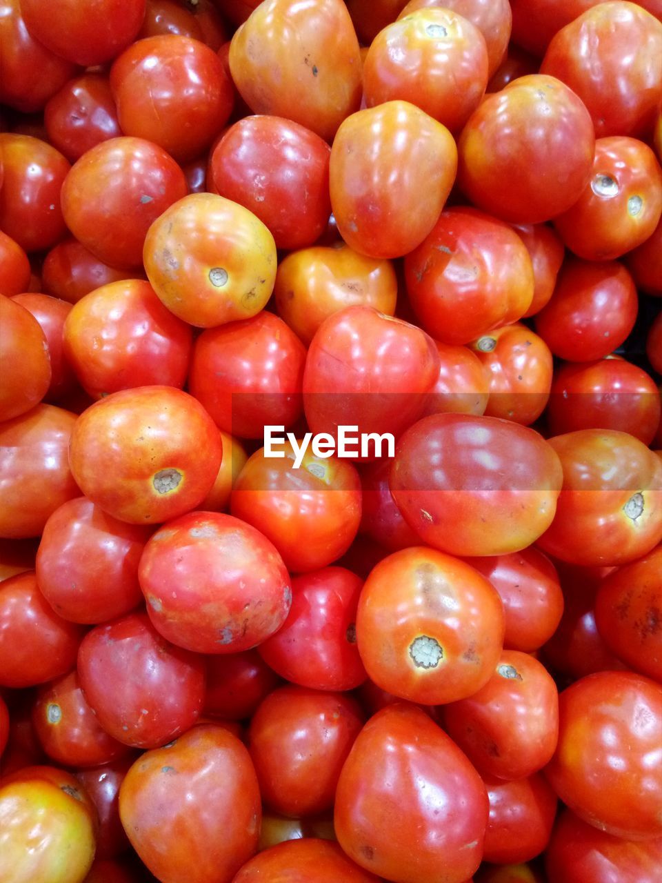 FULL FRAME SHOT OF TOMATOES IN MARKET