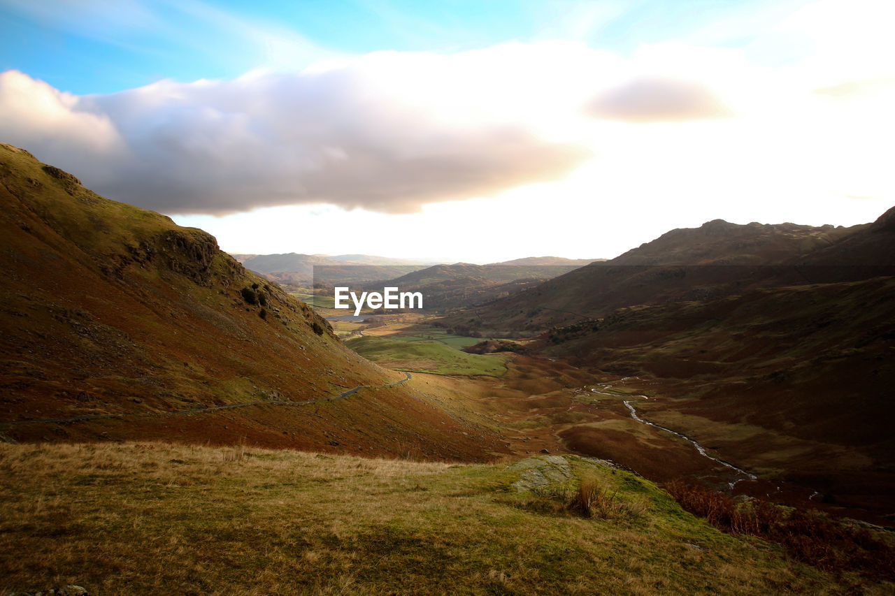 SCENIC VIEW OF TREE MOUNTAINS AGAINST SKY