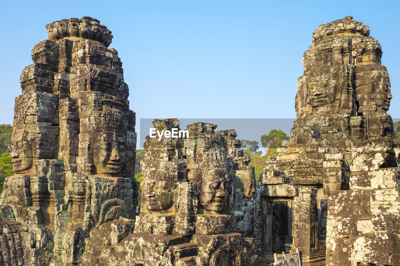 Bayon temple ruins, siem reap, cambodia