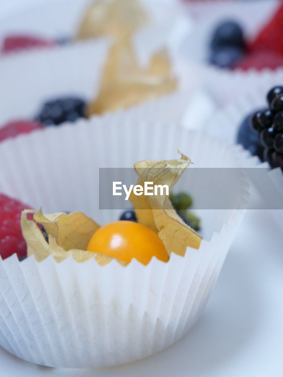 Close-up of dessert in plate on table