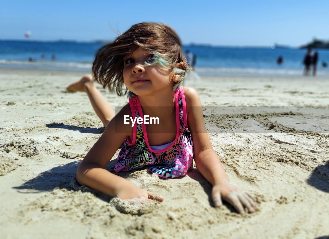 Girl on beach