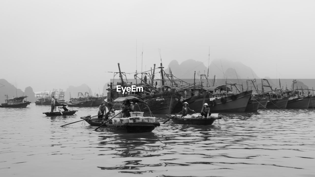 BOATS IN MARINA AT HARBOR