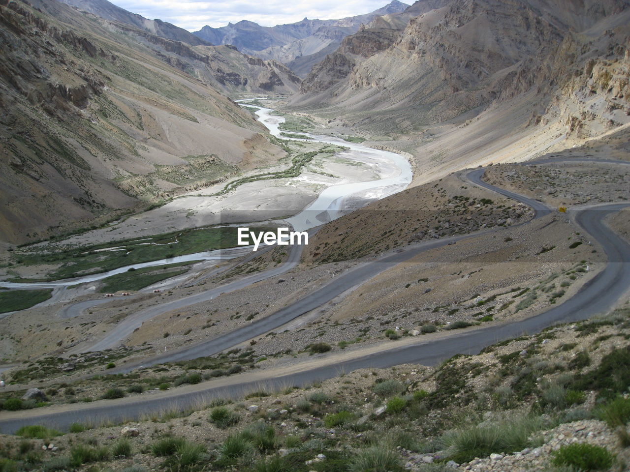 High angle view of landscape