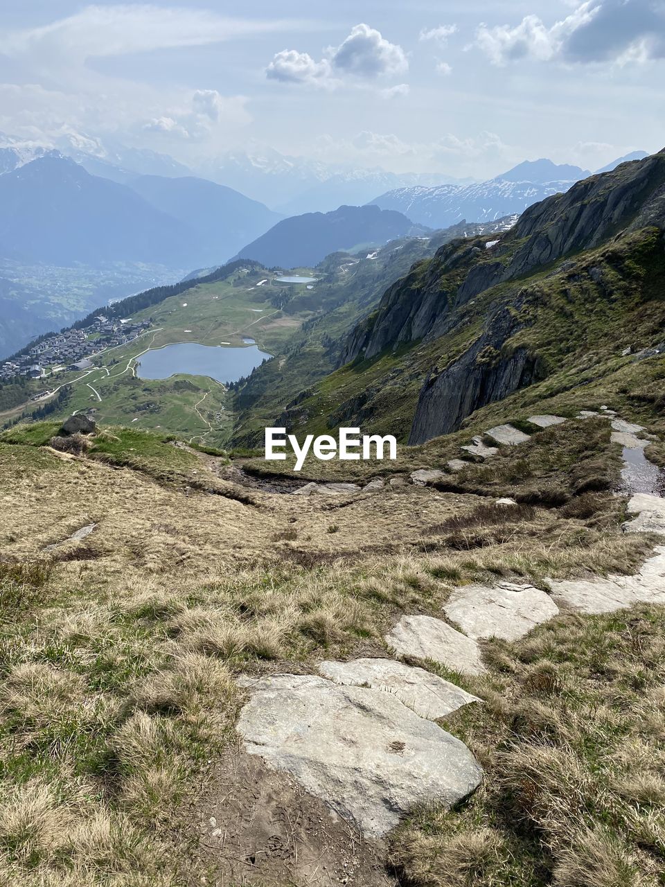 Hiking trail in switzerland 