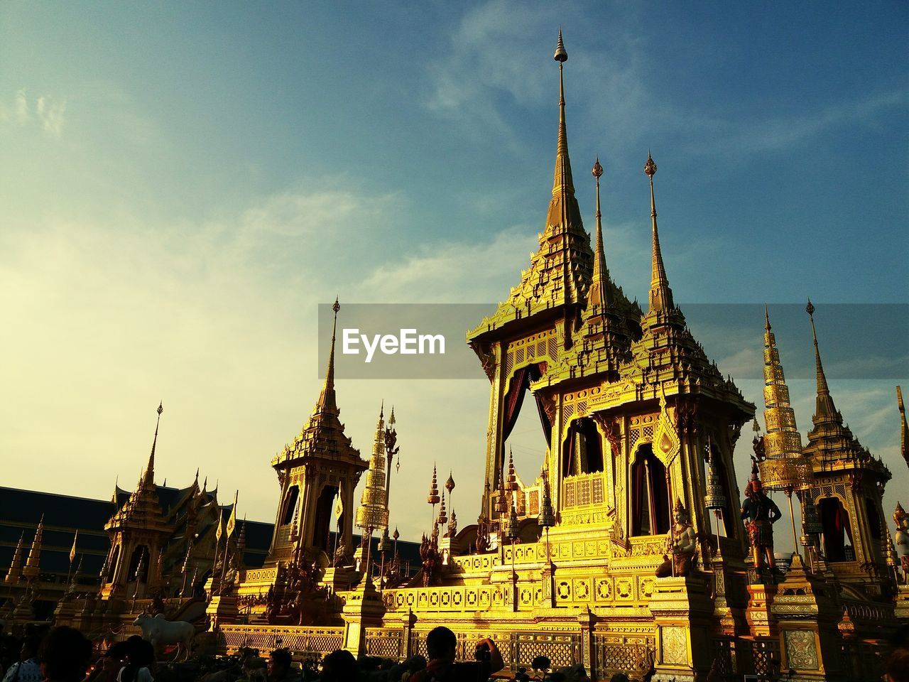 LOW ANGLE VIEW OF A TEMPLE