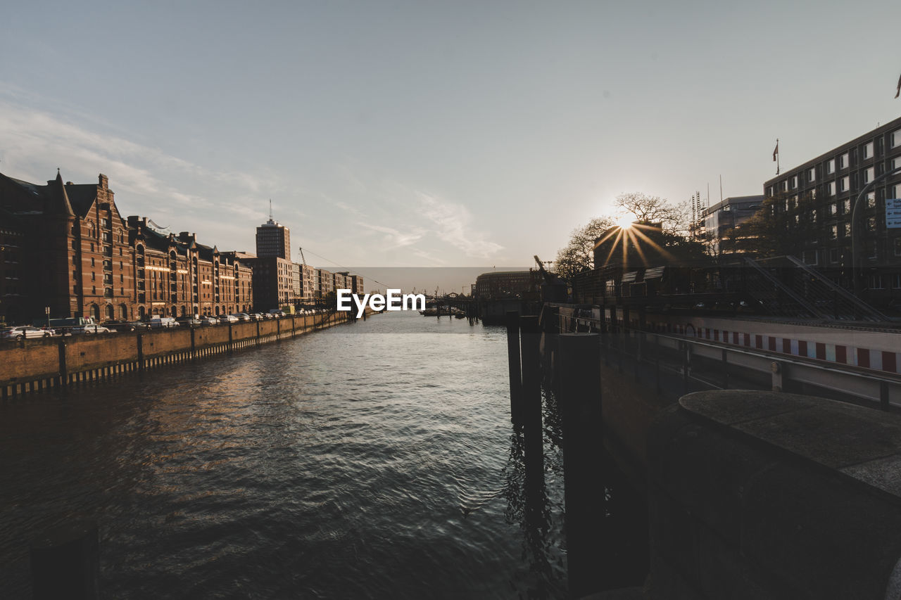 View of city at waterfront