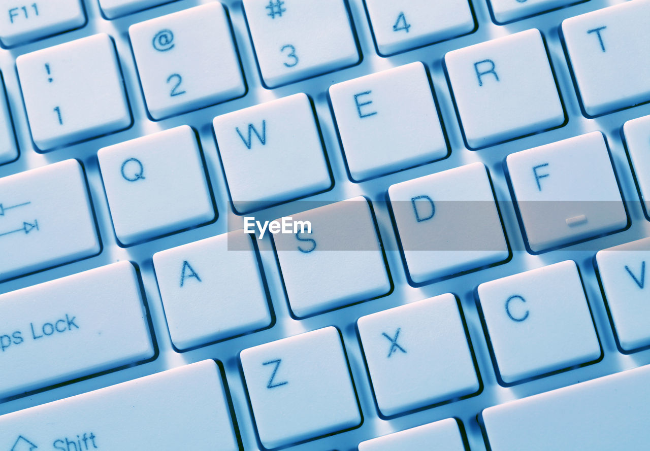 Full frame shot of computer keyboard