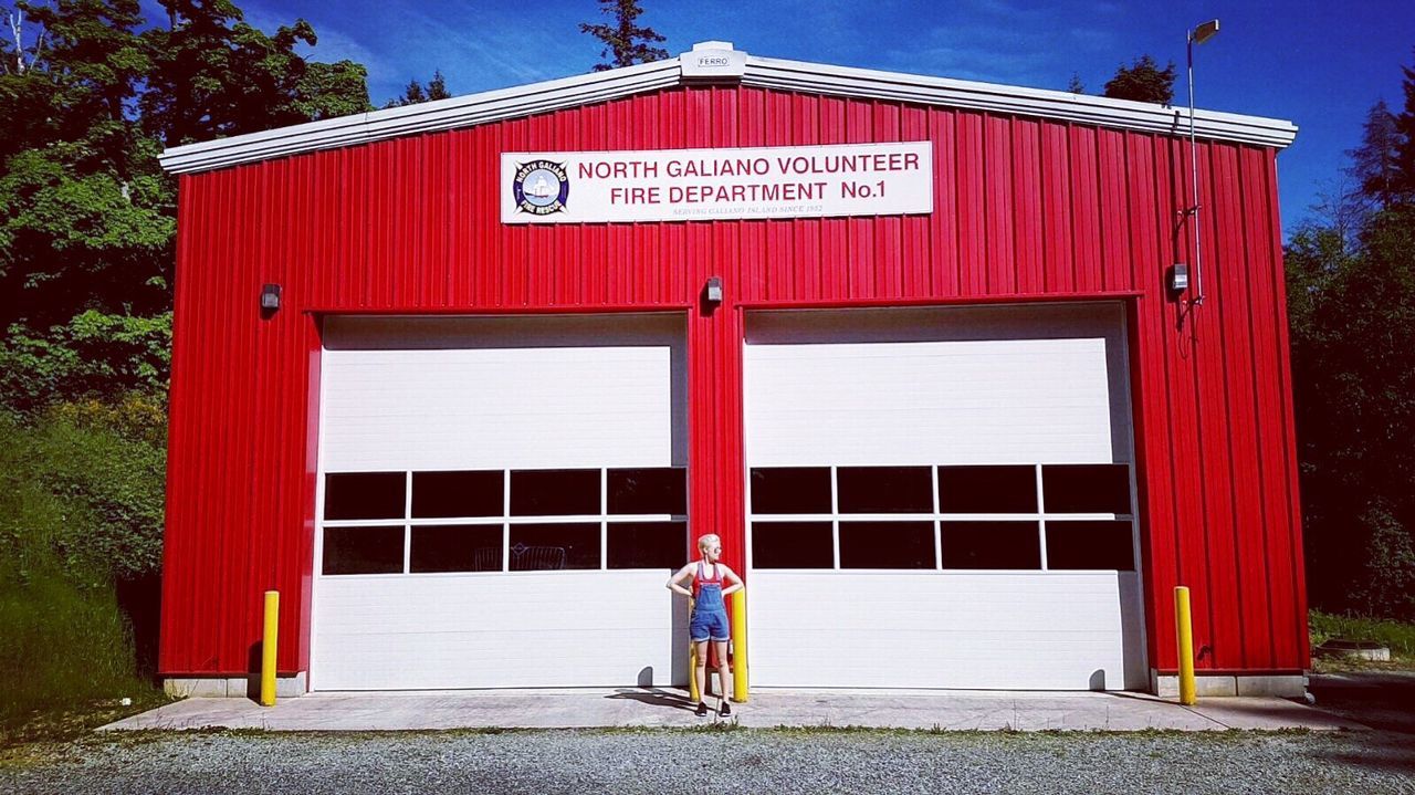 VIEW OF RED MAN WITH TEXT