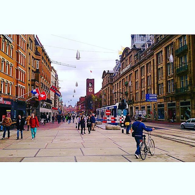 PEOPLE WALKING ON STREET