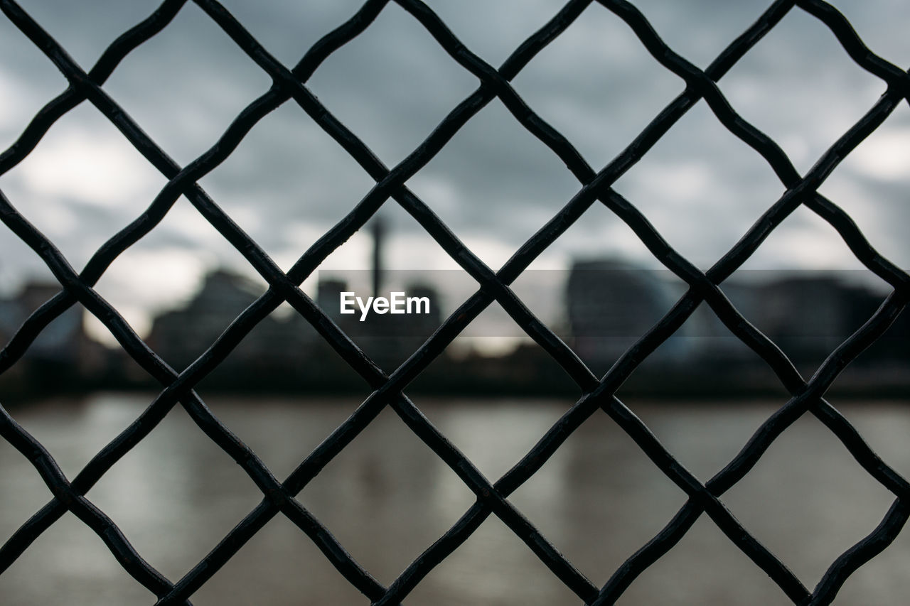 Full frame shot of chainlink fence