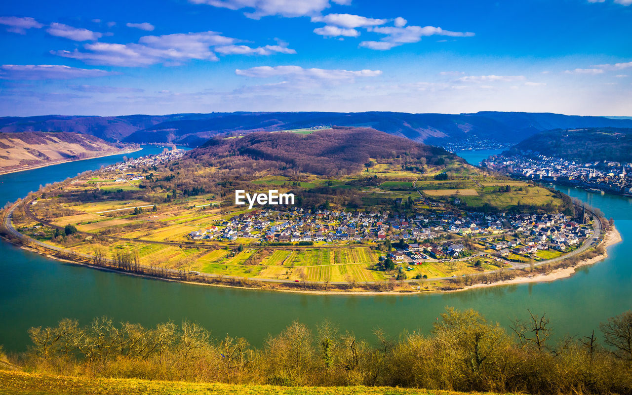 environment, landscape, scenics - nature, land, water, nature, mountain, beauty in nature, sky, plant, lake, tree, aerial photography, no people, tranquility, horizon, travel destinations, travel, tranquil scene, cloud, morning, rural scene, blue, mountain range, reflection, forest, outdoors, non-urban scene, field, aerial view, architecture, plateau, high angle view, day, idyllic, dusk, tourism, grass, reservoir, building, agriculture, summer, sunlight, wilderness, woodland, autumn, rural area, multi colored