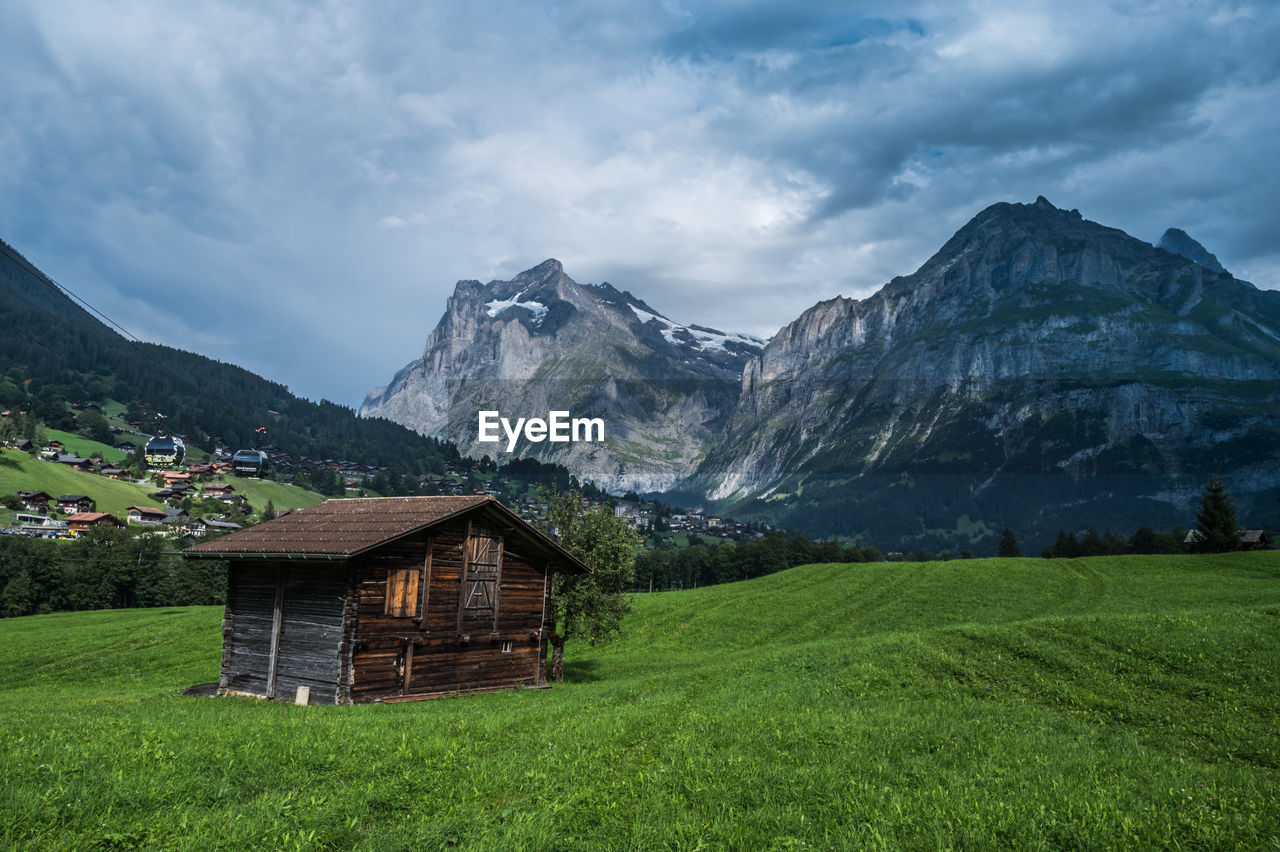 Landscape around grindelwald, switzerland