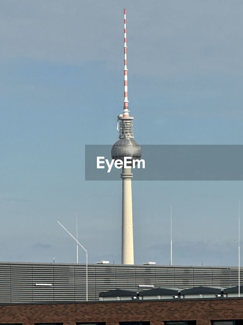 Low angle view of tv tower against sky
