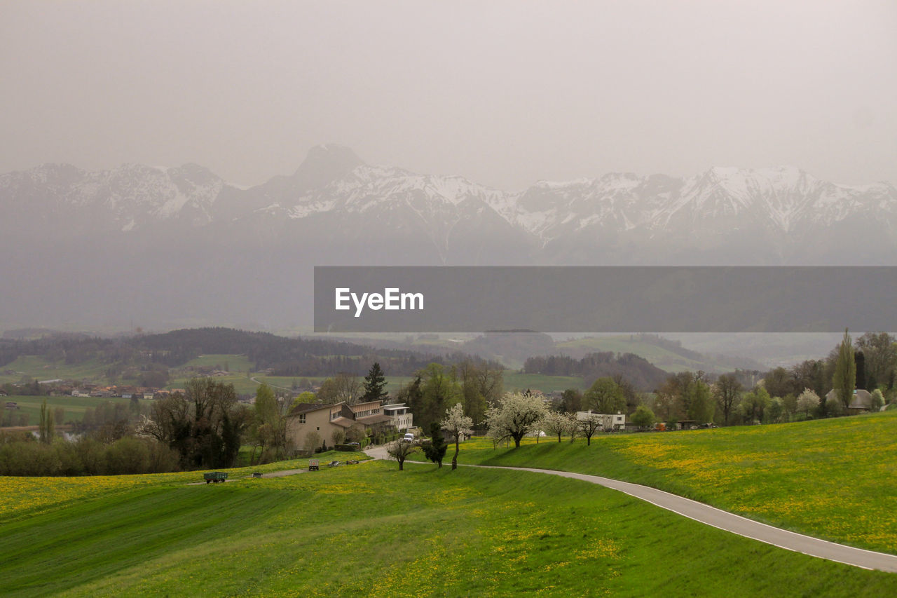 Scenic view of landscape against sky