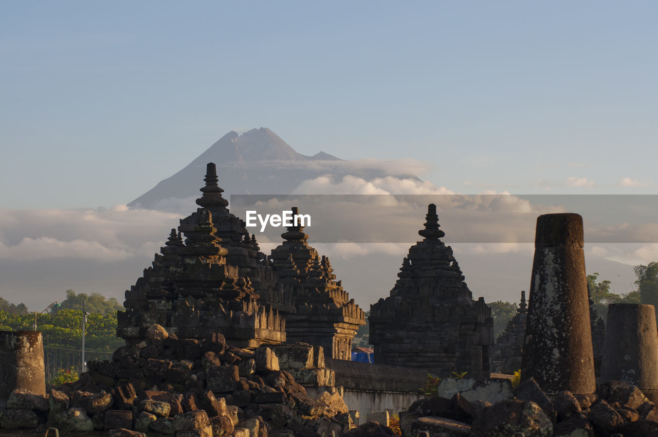 Stupas of a building
