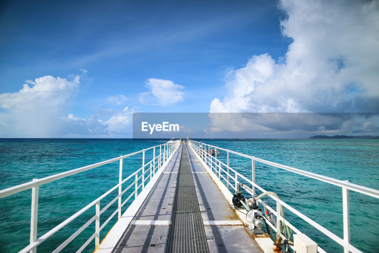 Panoramic view of sea against sky