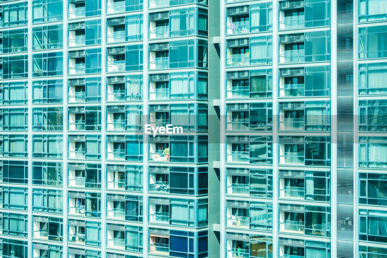 Full frame shot of modern building