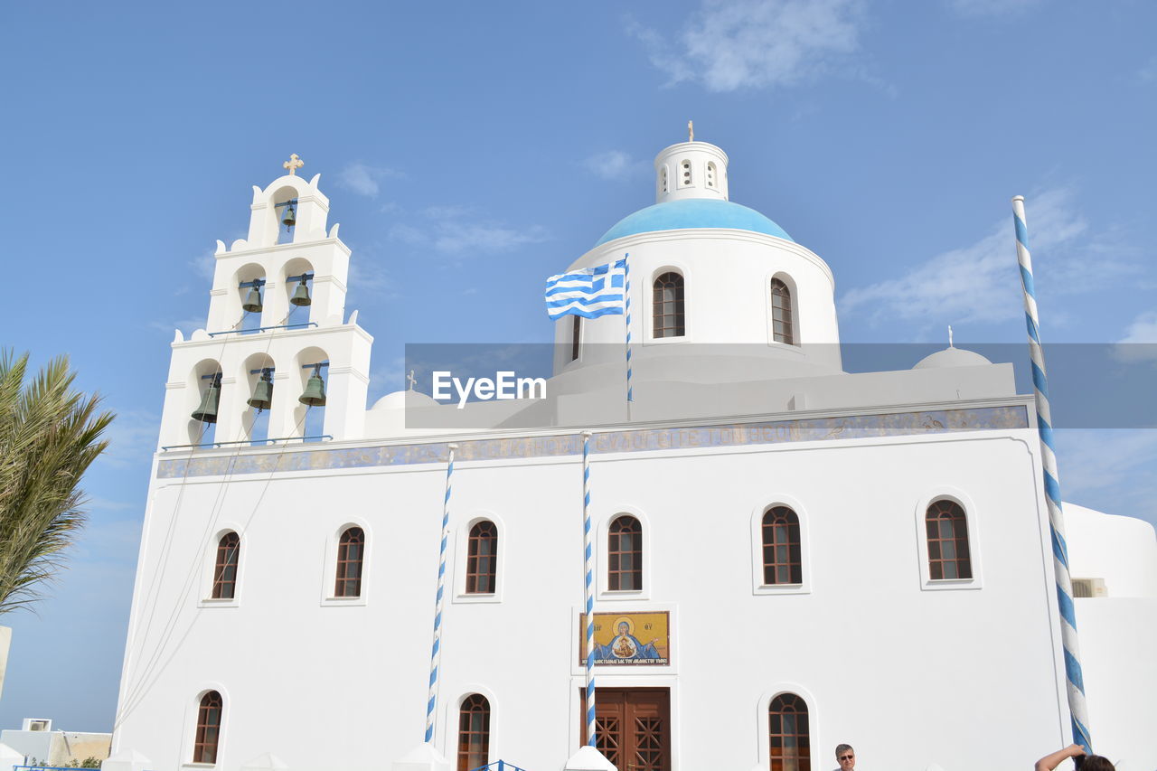 Low angle view of building against sky