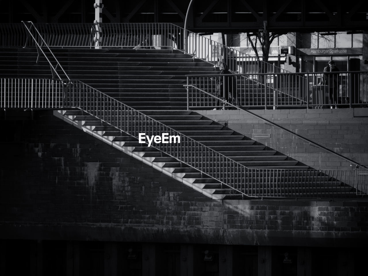 STAIRCASE OF BUILDING IN CITY