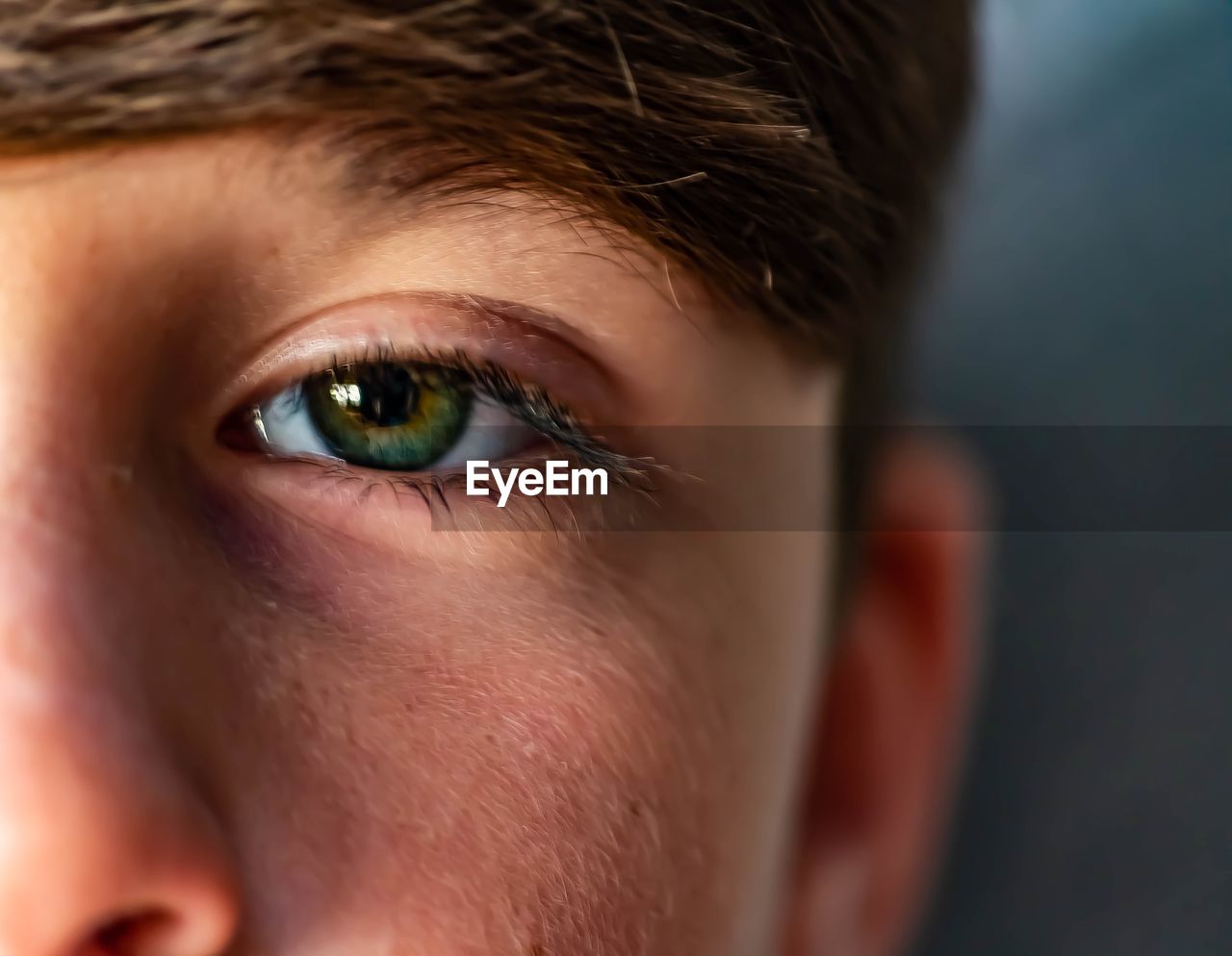 Close-up portrait of boy