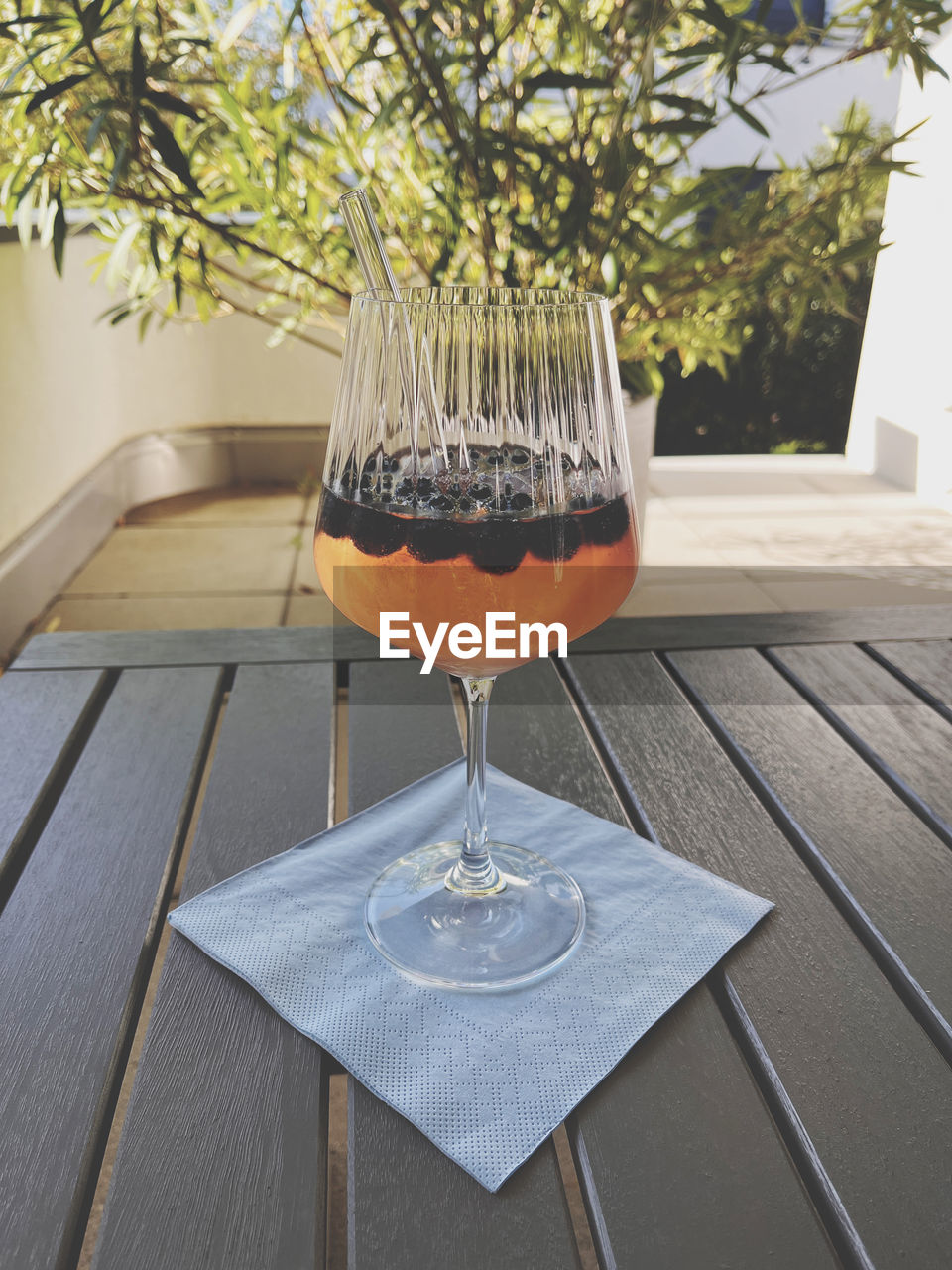 Close-up of drink on table