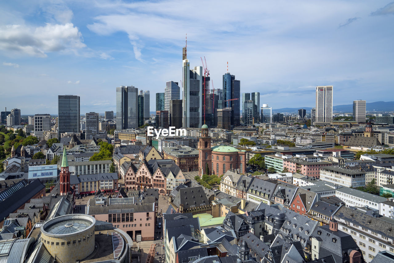 City view of frankfurt am main