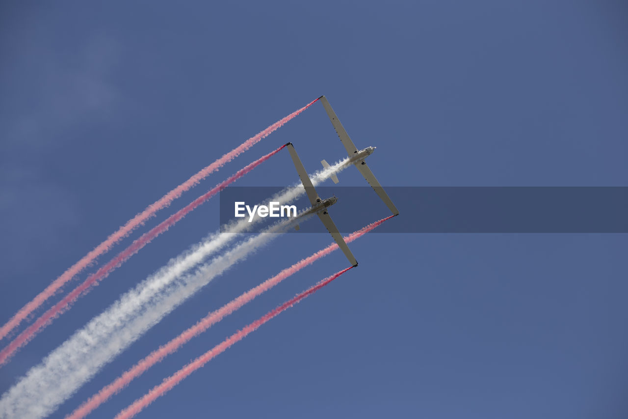 Aerobatics in an air show