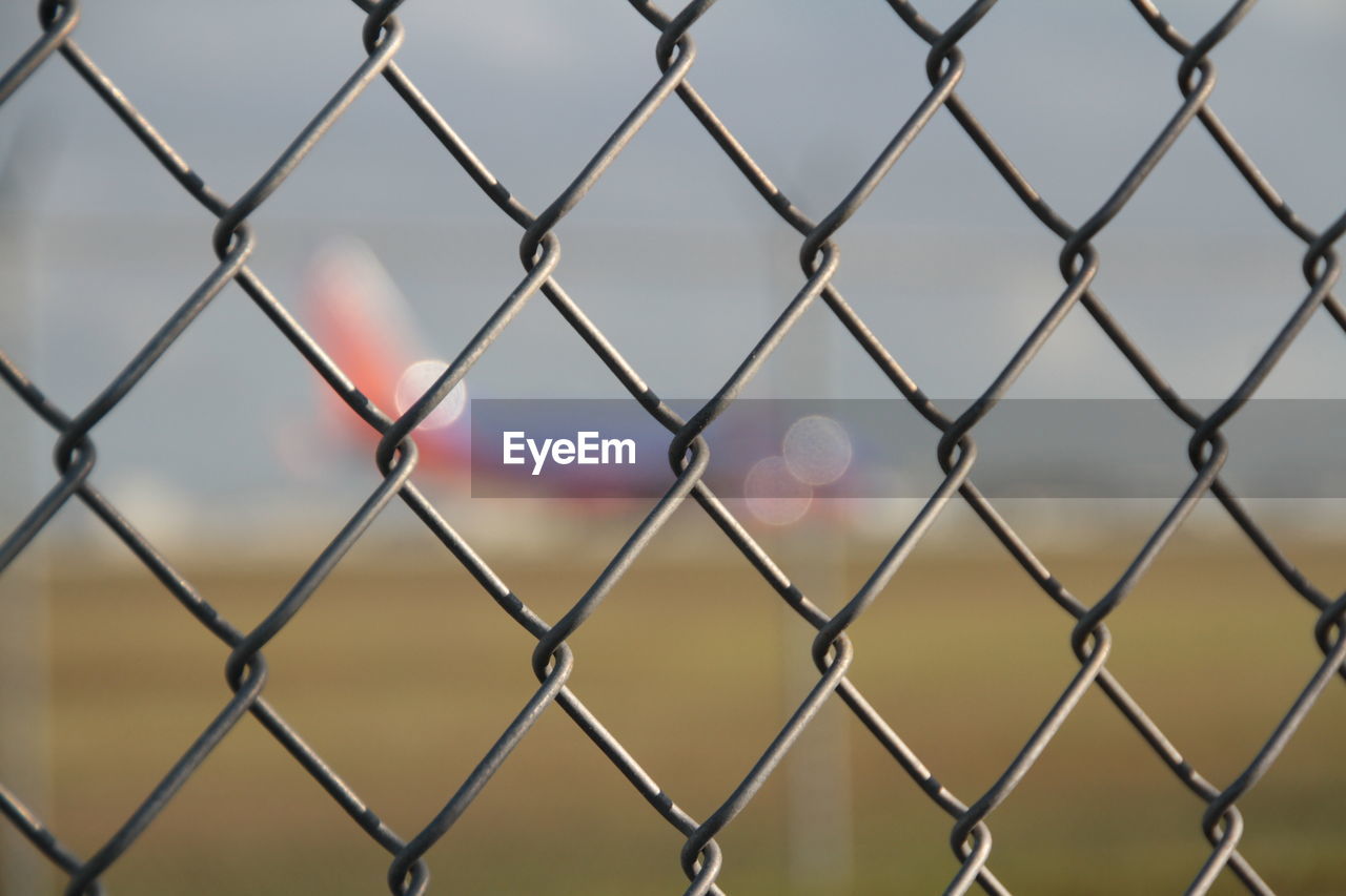 Full frame shot of chainlink fence