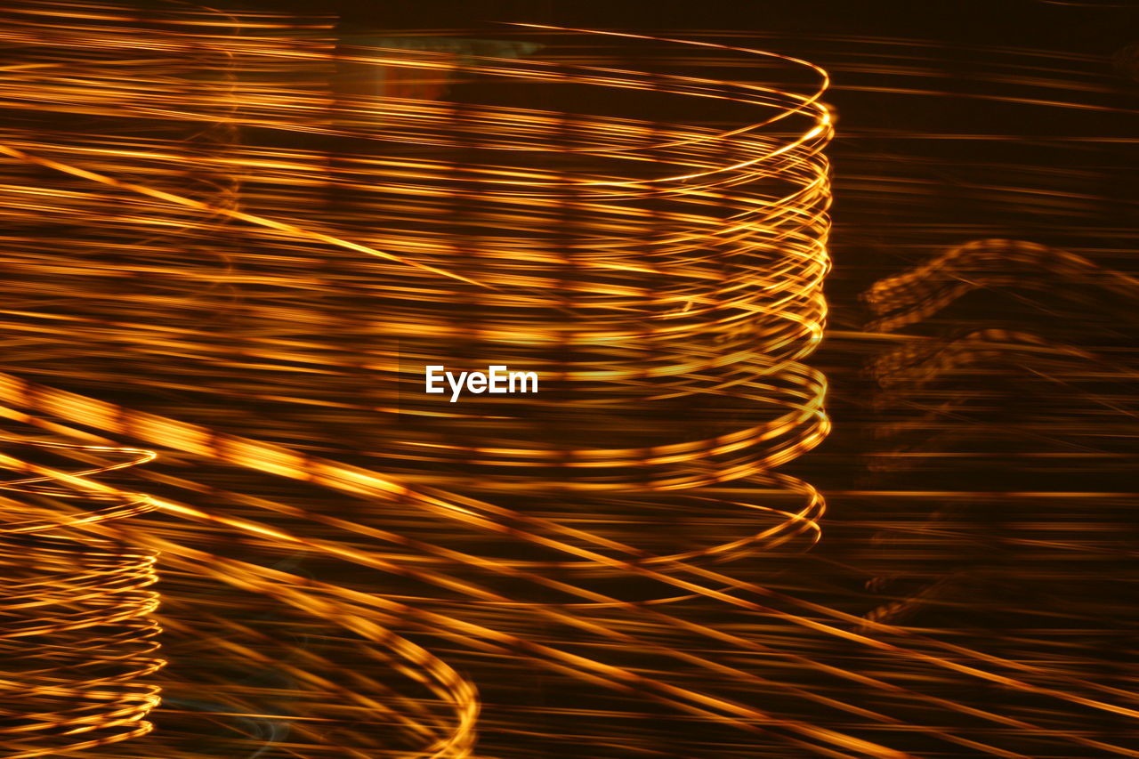 Close-up of water at night