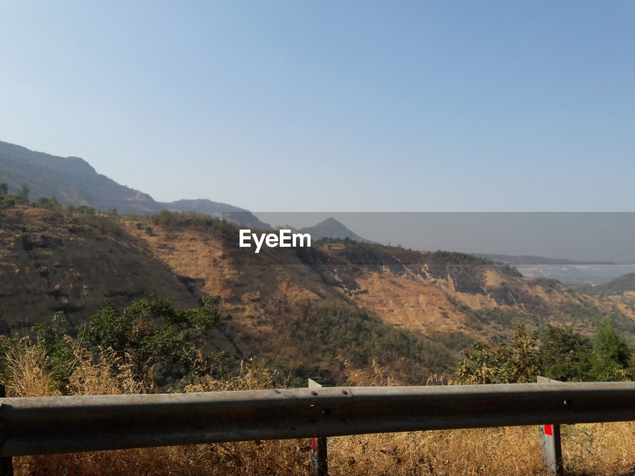 NATURE SCENERY WITH MOUNTAINS AND SKY