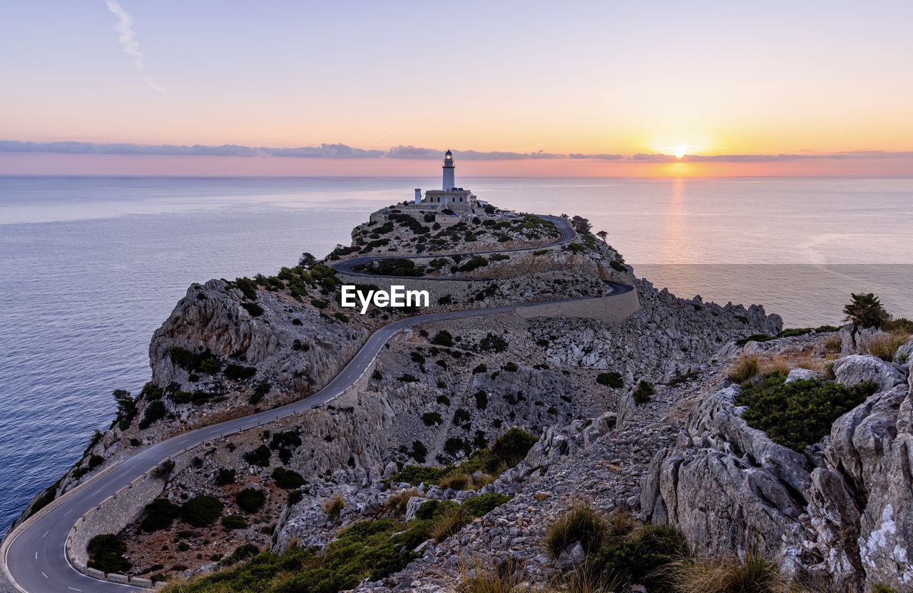 Sunrise at formentor lighthouse 