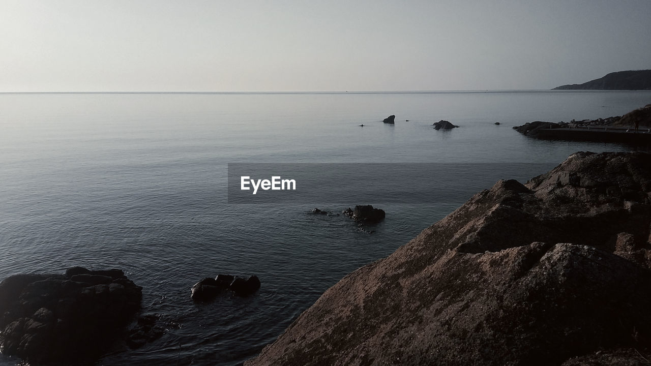 Idyllic shot of sea against sky