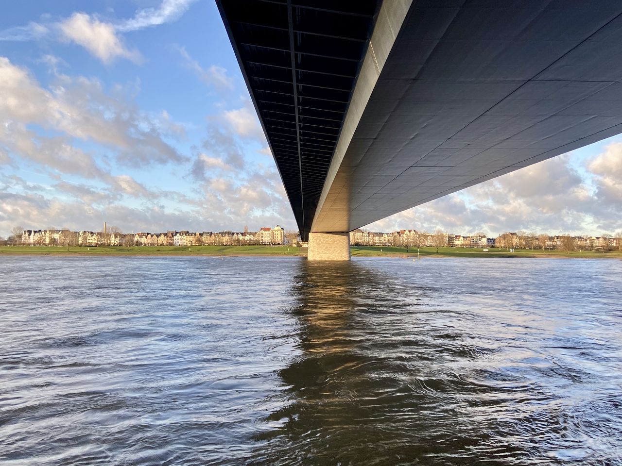 VIEW OF BRIDGE OVER RIVER